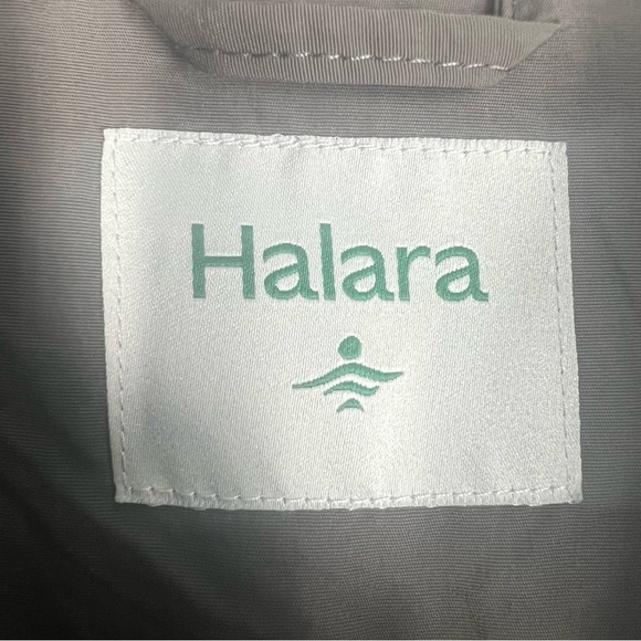 HALARA Collared Snap Down Chest Pocket Sherpa Jacket Olive Green Size XL - Picture 4 of 8